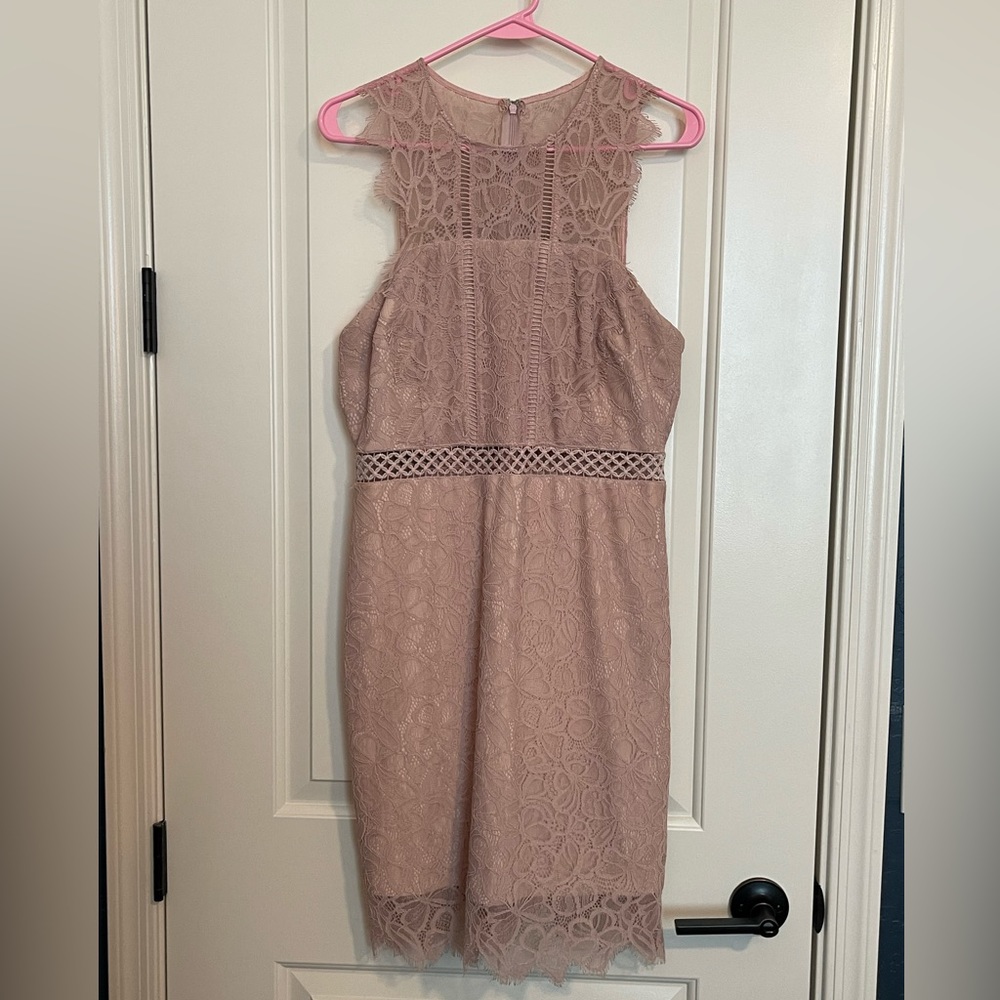 Dainty Hooligan Lace Mini Dress - Size Medium